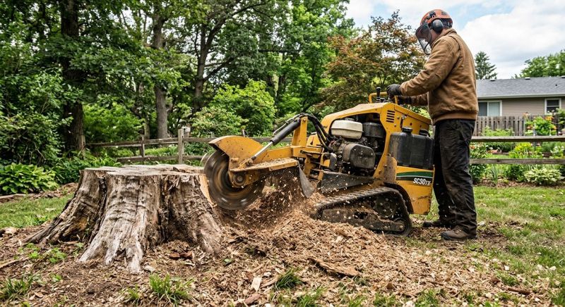 Tree Root Grinding in Calvert County, MD